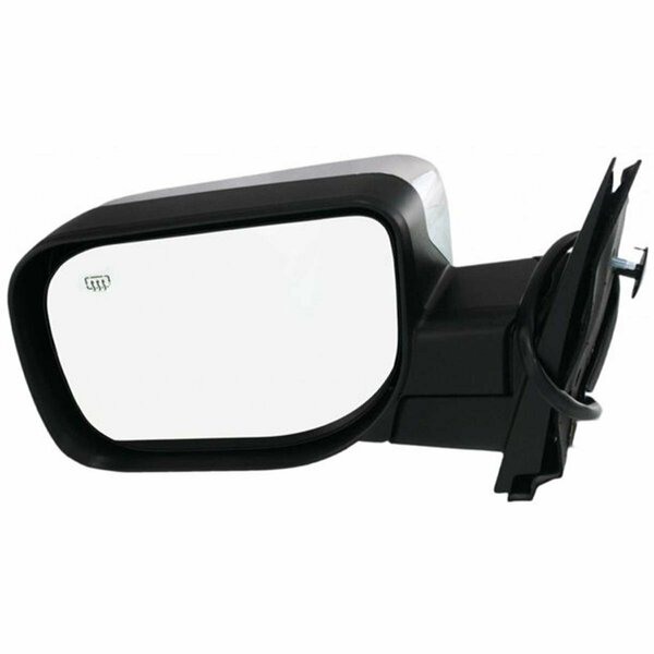 Geared2Golf Left Outside Rear View Power Heated Mirror with Chrome Cover GE3082275